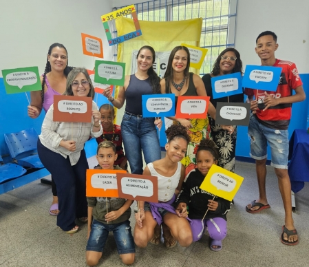 DUQUE DE CAXIAS CELEBRA OS 35 ANOS DO ECA COM EVENTO NO COMPLEXO DA ASSISTÊNCIA SOCIAL JUÍZA OLÍMPIA ROSA LEMOS