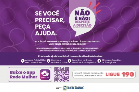 CAMPANHA “NÃO É NÃO” REFORÇA COMBATE AO ASSÉDIO DURANTE O CARNAVAL EM DUQUE DE CAXIAS