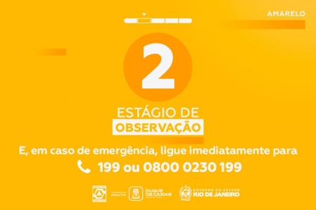 DUQUE DE CAXIAS RETORNA AO ESTÁGIO DE OBSERVAÇÃO