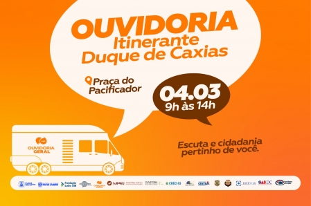 OUVIDORIA ITINERANTE, DIVERSOS SERVIÇOS PARA AJUDAR O CIDADÃO EM UM MESMO LOCAL.