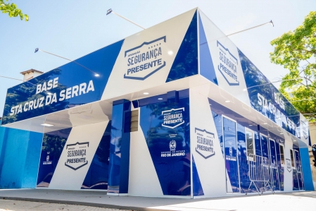 PREFEITURA E GOVERNO DO ESTADO INAUGURAM BASE DO SEGURANÇA PRESENTE EM SANTA CRUZ DA SERRA